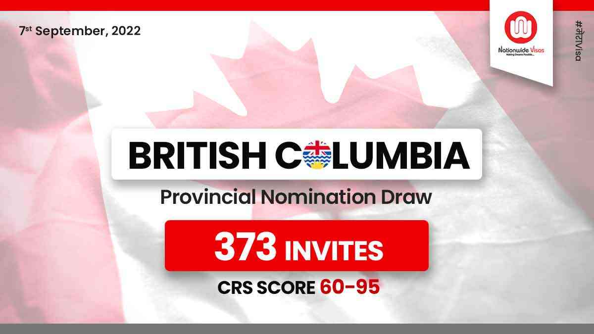 New BC PNP Draw Invites Over 373 Candidates In A New Draw   British Columbia Pnp Invites Over 373 Candidates In A New Draw 931662702102 